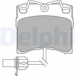 Set placute frana Delphi LP1535