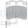 Set placute frana Delphi LP1535