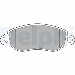 Set placute frana Delphi LP1583