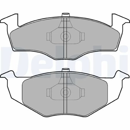 SET PLACUTE FRANA DELPHI LP1591 - Compatibil cu SEAT, VW
