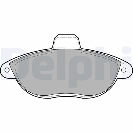 Set placute frana Delphi LP1592