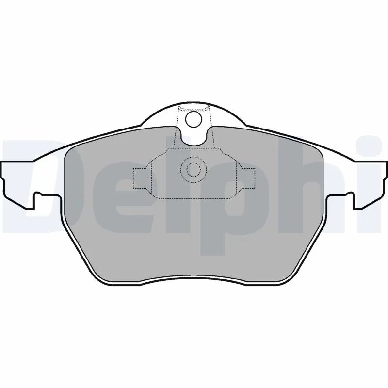 SET PLACUTE FRANA DELPHI LP1600 - Compatibil cu OPEL, SAAB, VAUXHALL