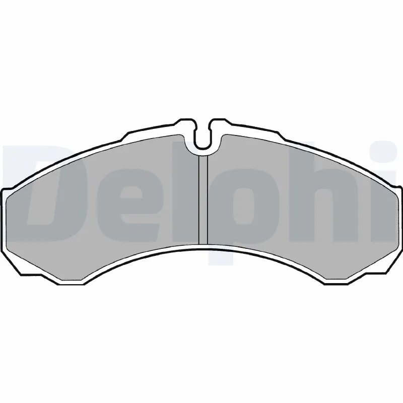 Set placute frana Delphi LP1616