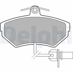 SET PLACUTE FRANA DELPHI LP1631 - Compatibil cu AUDI, SEAT, VW