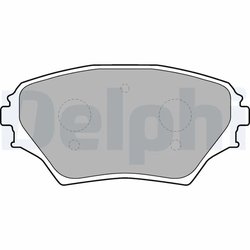 Set placute frana Delphi LP1632