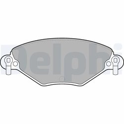 Set placute frana Delphi LP1654