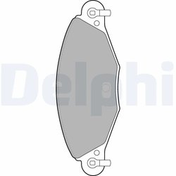 Set placute frana Delphi LP1655