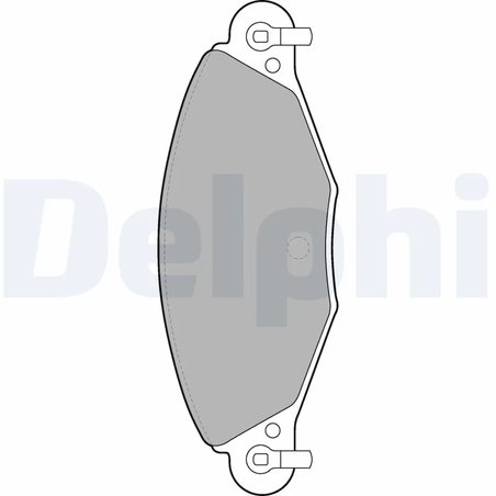 Set placute frana Delphi LP1655