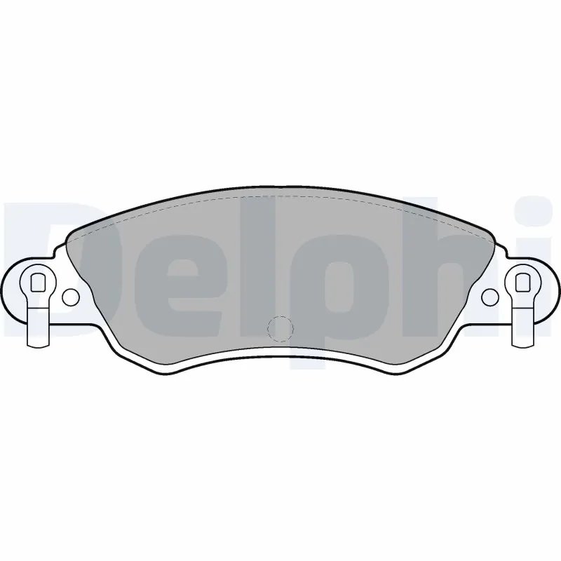 SET PLACUTE FRANA DELPHI LP1656 - Compatibil cu CITROEN