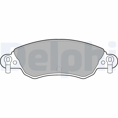 SET PLACUTE FRANA DELPHI LP1656 - Compatibil cu CITROEN