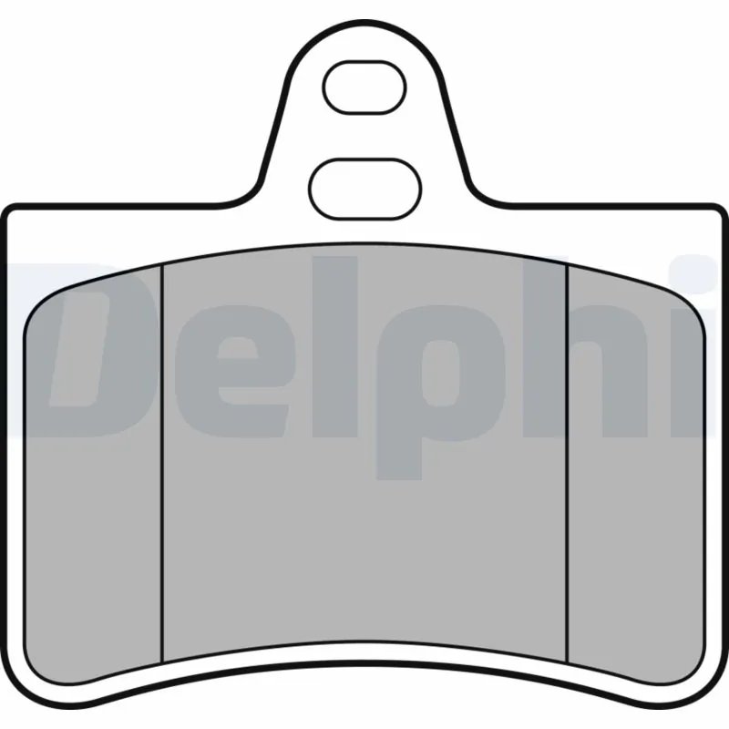 SET PLACUTE FRANA DELPHI LP1680 - Compatibil cu CITROEN