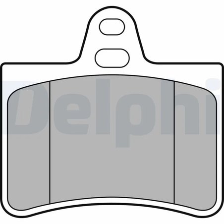 SET PLACUTE FRANA DELPHI LP1680 - Compatibil cu CITROEN
