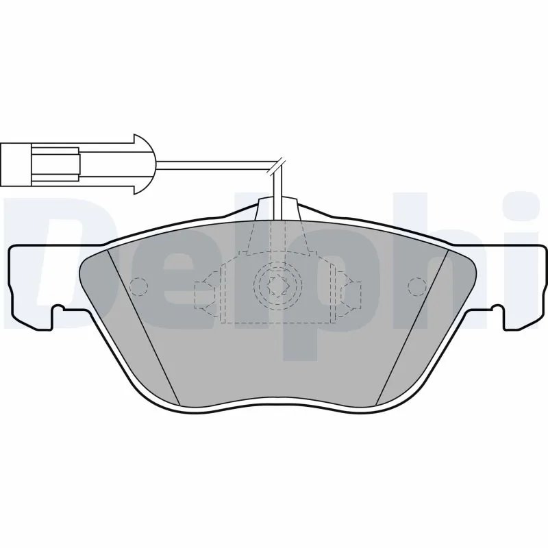 Set placute frana Delphi LP1686
