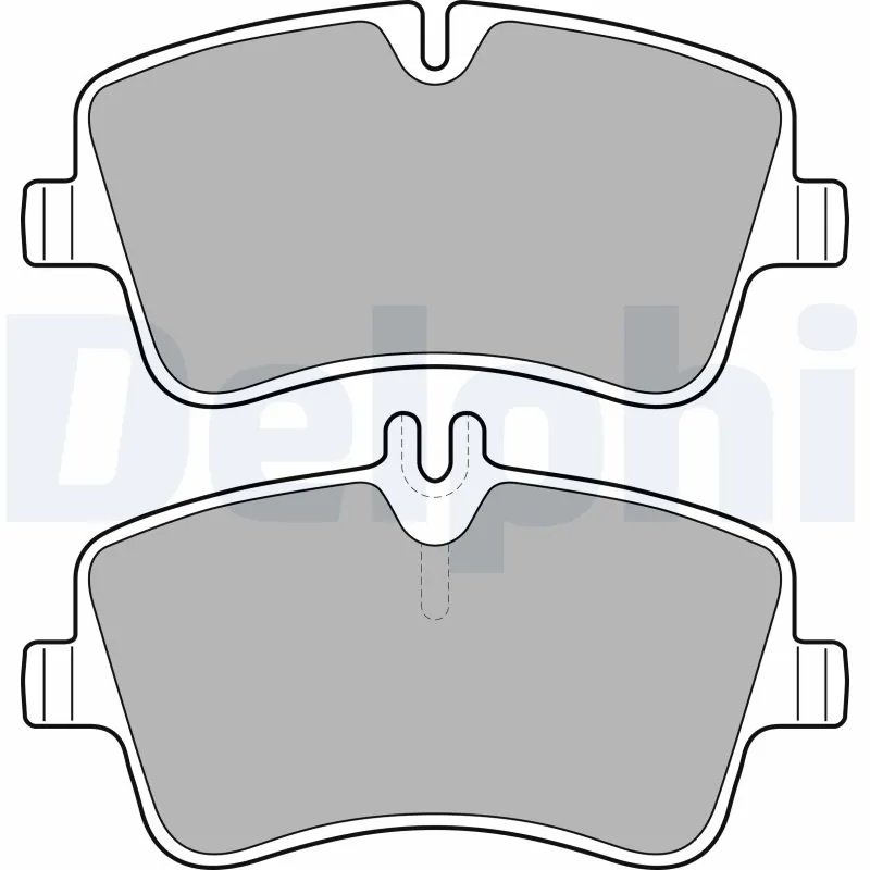 SET PLACUTE FRANA DELPHI LP1696 - Compatibil cu MERCEDES-BENZ