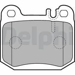 SET PLACUTE FRANA DELPHI LP1705 - Compatibil cu MASERATI, MERCEDES-BENZ