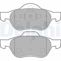 Set placute frana Delphi LP1714