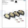 SET PLACUTE FRANA DELPHI LP1717 - Compatibil cu KIA, OPEL, PEUGEOT, VAUXHALL