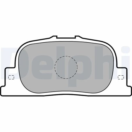 SET PLACUTE FRANA DELPHI LP1740 - Compatibil cu BYD, ENGLON, GEELY, LIFAN, TOYOTA, TOYOTA (FAW)