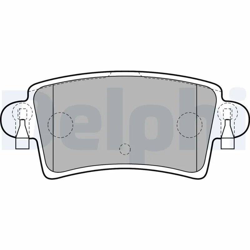 SET PLACUTE FRANA DELPHI LP1747 - Compatibil cu NISSAN, OPEL, RENAULT, VAUXHALL