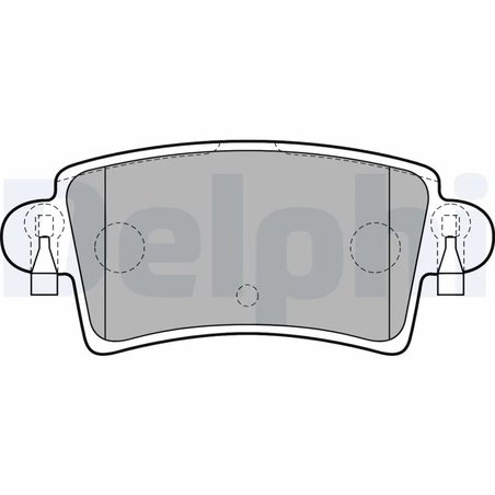 SET PLACUTE FRANA DELPHI LP1747 - Compatibil cu NISSAN, OPEL, RENAULT, VAUXHALL