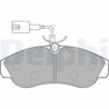 SET PLACUTE FRANA DELPHI LP1749 - Compatibil cu CITROEN, FIAT, PEUGEOT