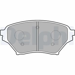 Set placute frana Delphi LP1761