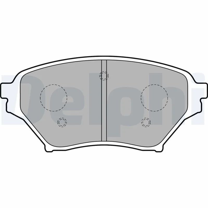 SET PLACUTE FRANA DELPHI LP1761 - Compatibil cu MAZDA