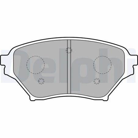 SET PLACUTE FRANA DELPHI LP1761 - Compatibil cu MAZDA