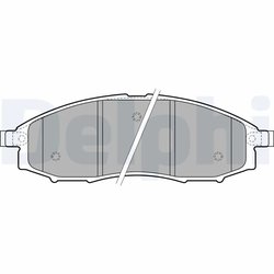 SET PLACUTE FRANA DELPHI LP1772 - Compatibil cu NISSAN