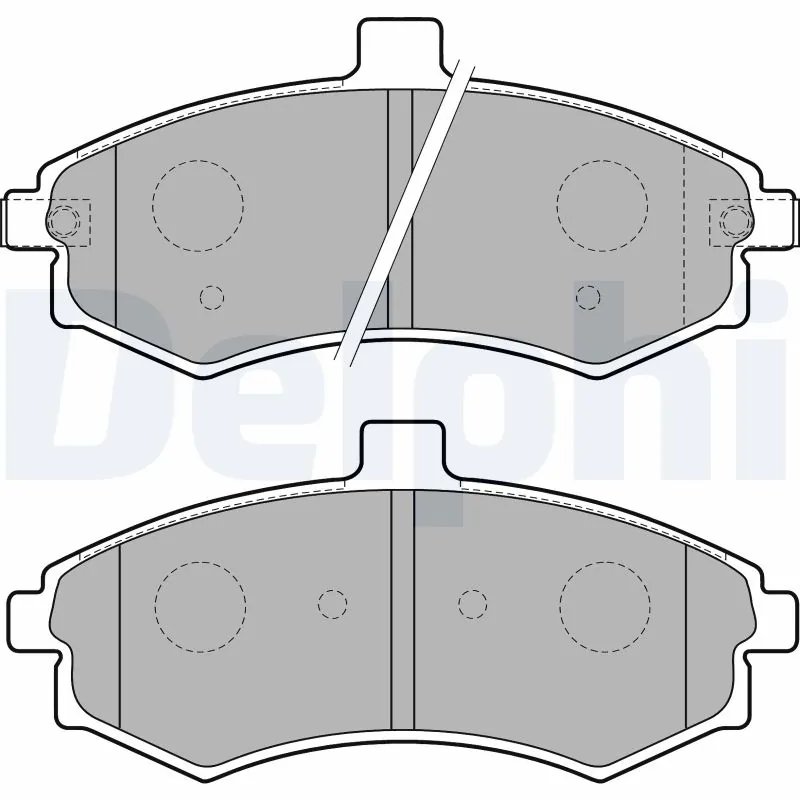 SET PLACUTE FRANA DELPHI LP1788 - Compatibil cu HYUNDAI, HYUNDAI (BEIJING), KIA