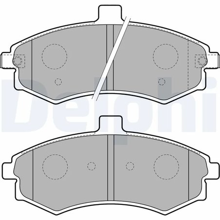 SET PLACUTE FRANA DELPHI LP1788 - Compatibil cu HYUNDAI, HYUNDAI (BEIJING), KIA