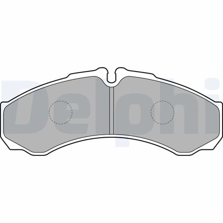 SET PLACUTE FRANA DELPHI LP1802 - Compatibil cu IVECO