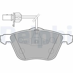 SET PLACUTE FRANA DELPHI LP1801 - Compatibil cu FORD, SEAT, VW
