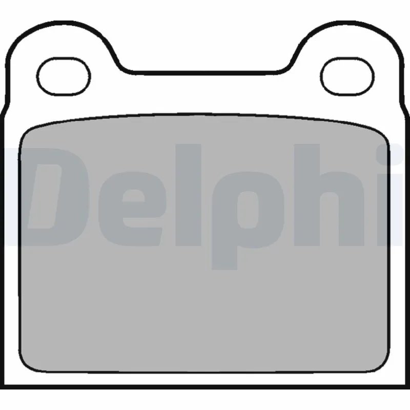 SET PLACUTE FRANA DELPHI LP18 - Compatibil cu ALFA ROMEO, AUDI, BEDFORD, BMW, FIAT, MERCEDES-BENZ, OPEL, PORSCHE, SAAB, TALBOT, 