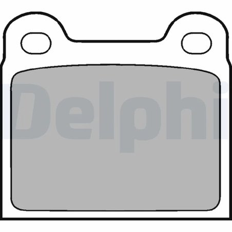 SET PLACUTE FRANA DELPHI LP18 - Compatibil cu ALFA ROMEO, AUDI, BEDFORD, BMW, FIAT, MERCEDES-BENZ, OPEL, PORSCHE, SAAB, TALBOT, 