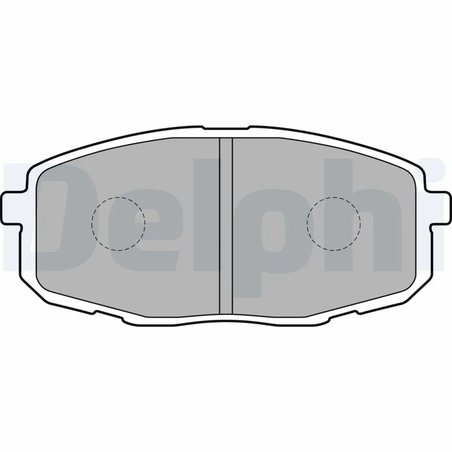 SET PLACUTE FRANA DELPHI LP1819 - Compatibil cu HYUNDAI, HYUNDAI (BEIJING), KIA, KIA (DYK)