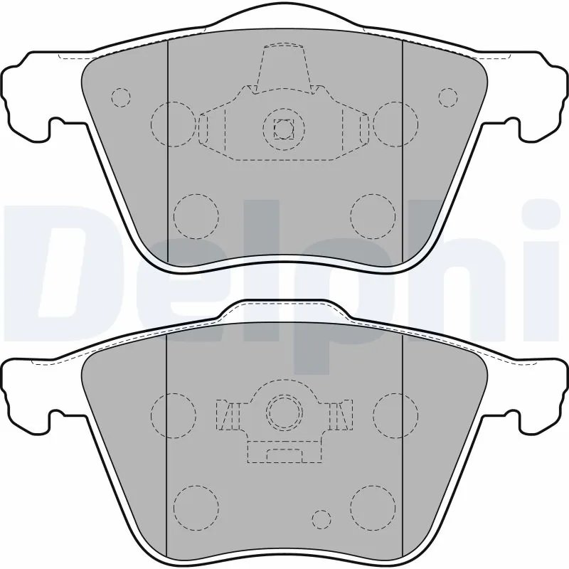 SET PLACUTE FRANA DELPHI LP1821 - Compatibil cu VOLVO