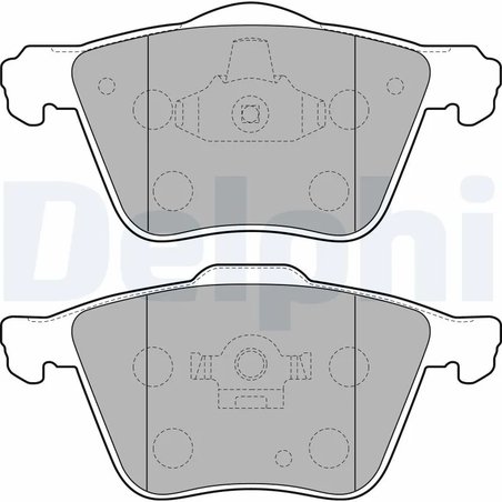 SET PLACUTE FRANA DELPHI LP1821 - Compatibil cu VOLVO