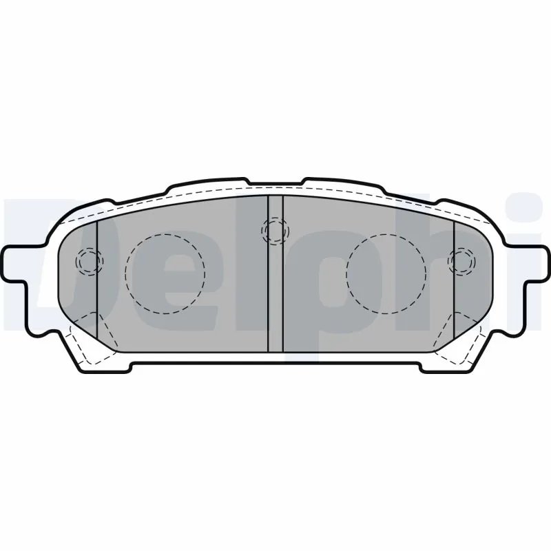 Set placute frana Delphi LP1822