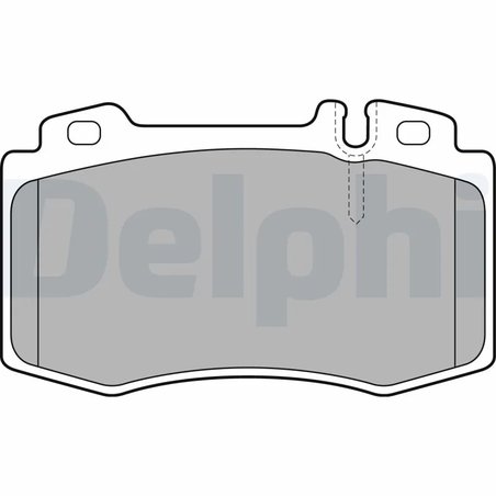 SET PLACUTE FRANA DELPHI LP1828 - Compatibil cu MERCEDES-BENZ, MERCEDES-BENZ (BBDC)