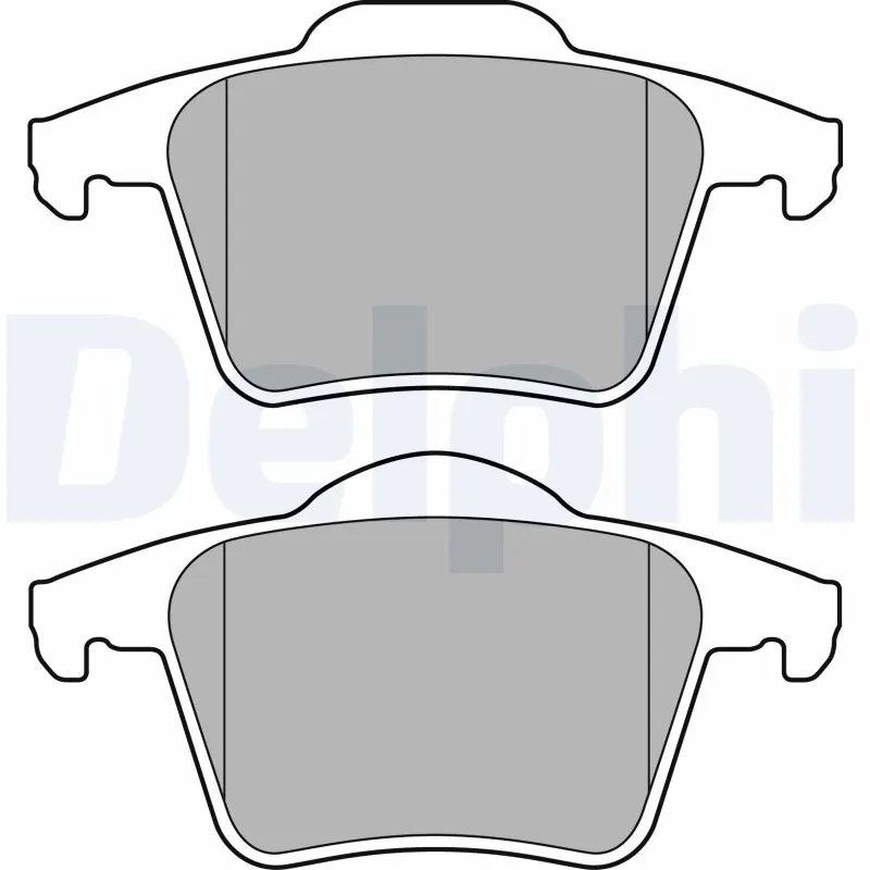 Set placute frana Delphi LP1835