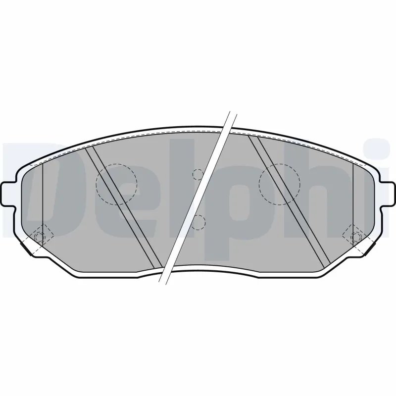 SET PLACUTE FRANA DELPHI LP1849 - Compatibil cu KIA