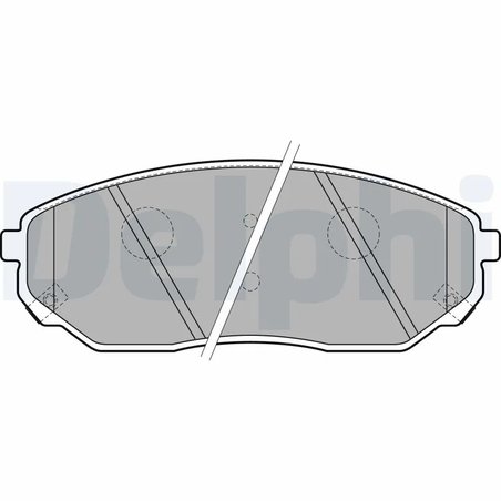 SET PLACUTE FRANA DELPHI LP1849 - Compatibil cu KIA