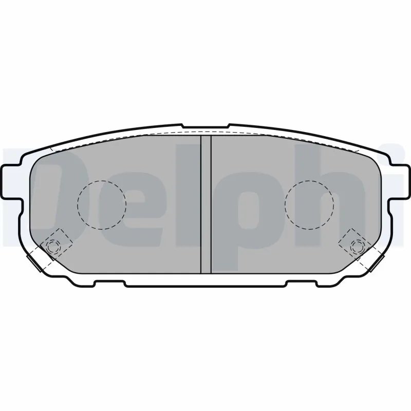 SET PLACUTE FRANA DELPHI LP1850 - Compatibil cu KIA