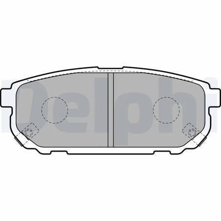 SET PLACUTE FRANA DELPHI LP1850 - Compatibil cu KIA