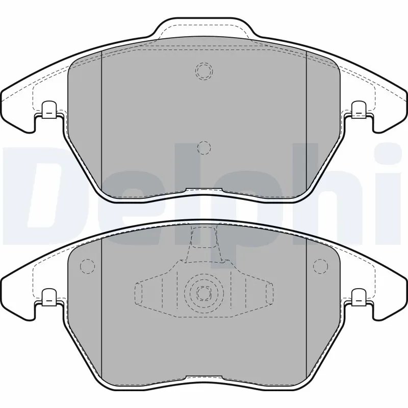 SET PLACUTE FRANA DELPHI LP1898 - Compatibil cu CITROEN, PEUGEOT, SEAT, VW