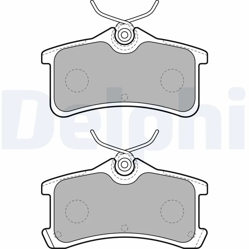 SET PLACUTE FRANA DELPHI LP1917 - Compatibil cu TOYOTA