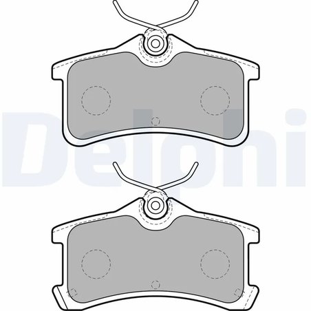 SET PLACUTE FRANA DELPHI LP1917 - Compatibil cu TOYOTA
