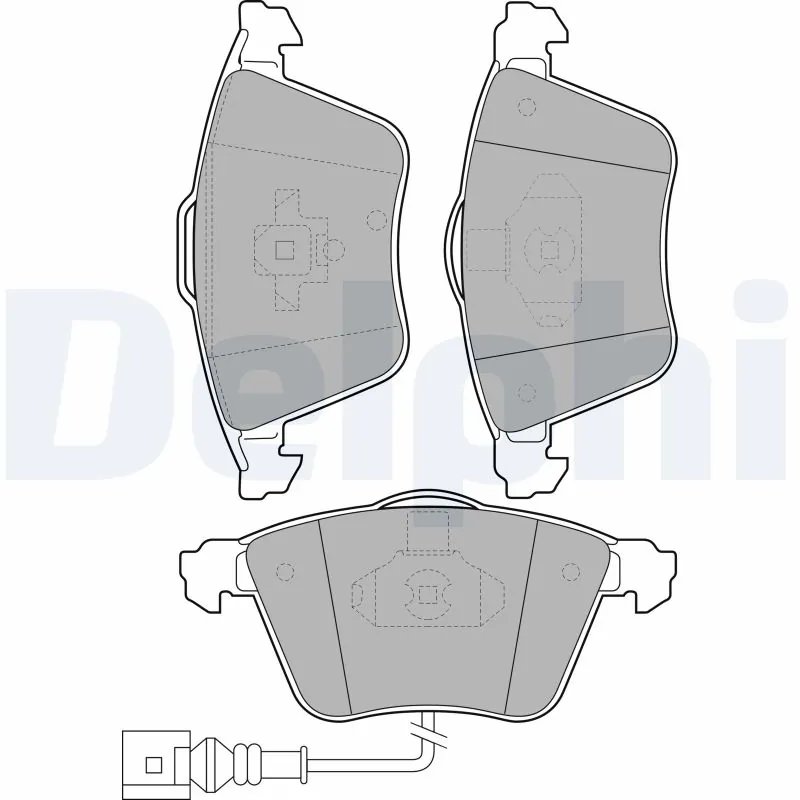 Set placute frana Delphi LP1921