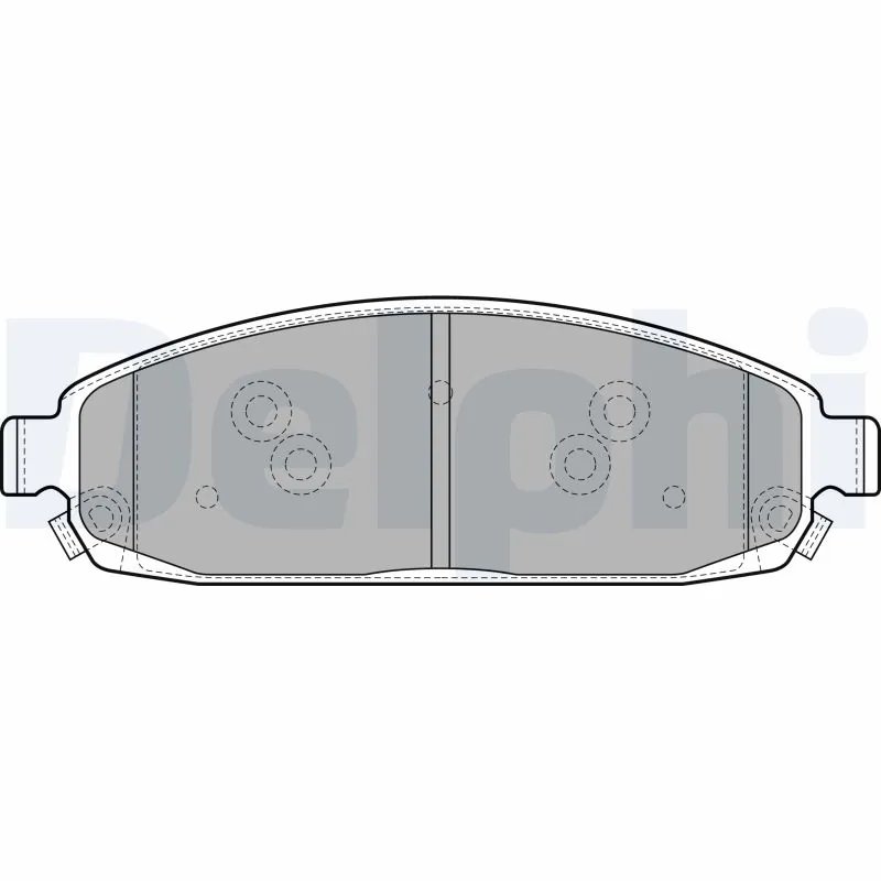 SET PLACUTE FRANA DELPHI LP1931 - Compatibil cu JEEP